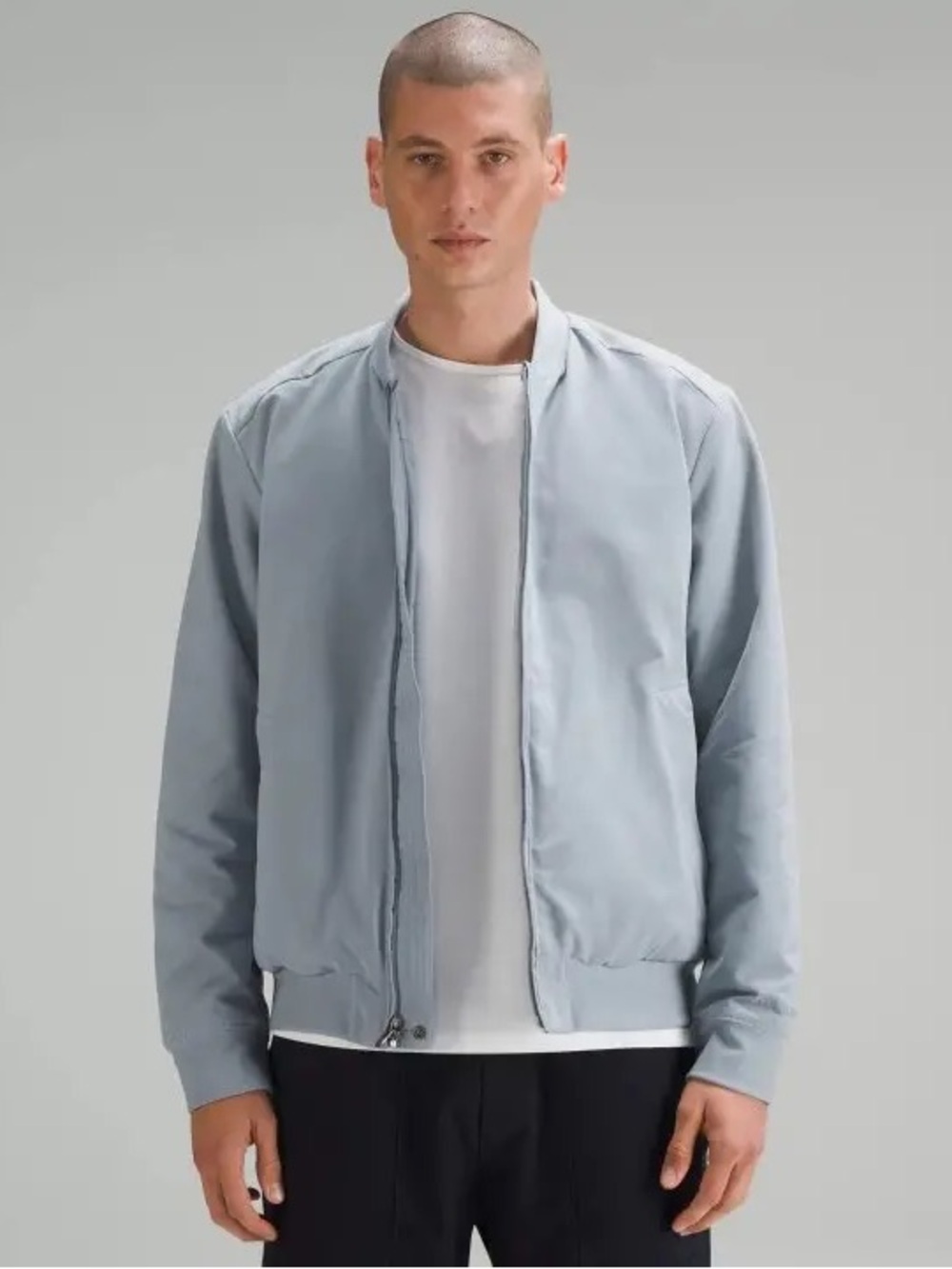lululemon athletica Switch Over Bomber Jacket in Chambray